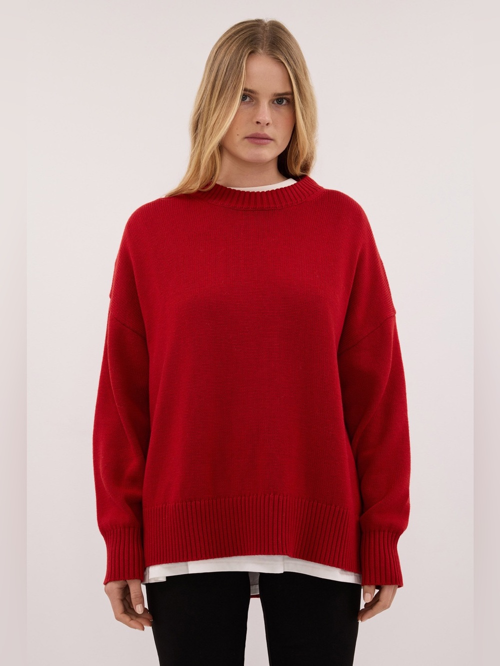 NWT DISSH Mila Wool Cotton Crew Neck Sweater